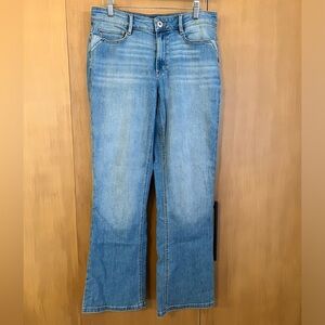 JJill Barely Flare jeans, misses 6, EUC